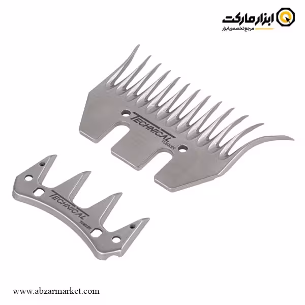 ست تیغه و شانه پشم چین تکنیکال سرکج 13 دندانه