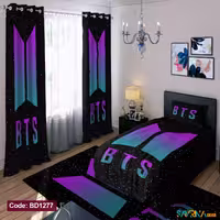 ست اتاق خواب طرح BTS کد BD1277