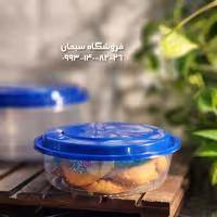 پک 3 تایی ظرف هات دليوري گرد و مربع طب پلاستیک
