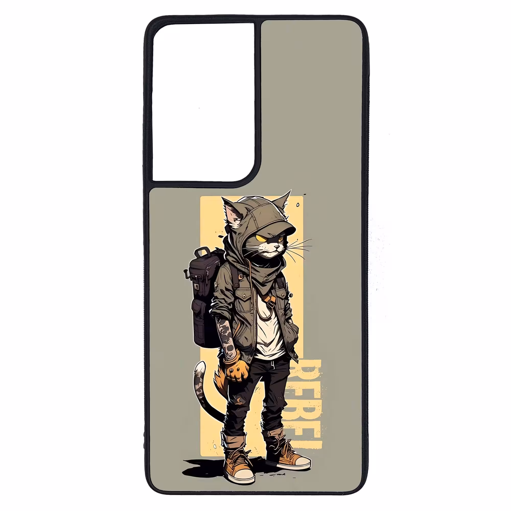 کاور طرح گربه کد G-078 مناسب برای گوشی موبایل سامسونگ Galaxy S21 Ultra | دیجی قاب دونی