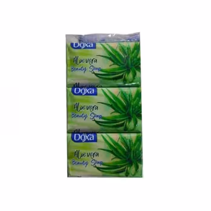 صابون دوکسا با رایحه آلوئه ورا بسته 6 عددی