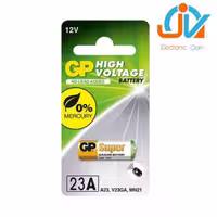 باتری آلکالاین GP مدل 23A ولتاژ 12 ولت