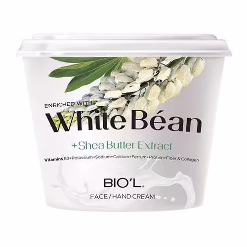 کرم مرطوب کننده دست وصورت حاوی عصاره لوبیای سفید بیول