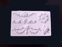 مولد دکوری سه حاشیه و گل