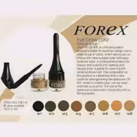 تاتو موقت ابرو فورکس شماره 02 قهوه ای تیره