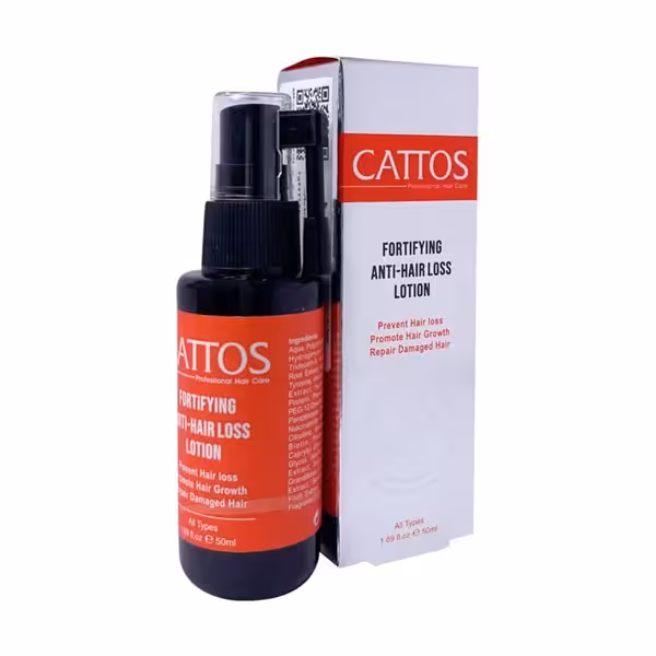 تونیک ضد ریزش کاتوس مناسب برای انواع مو 50 میلی لیتر | Cattos Fortifying Anti-Hair Loss Lotion 50 ml