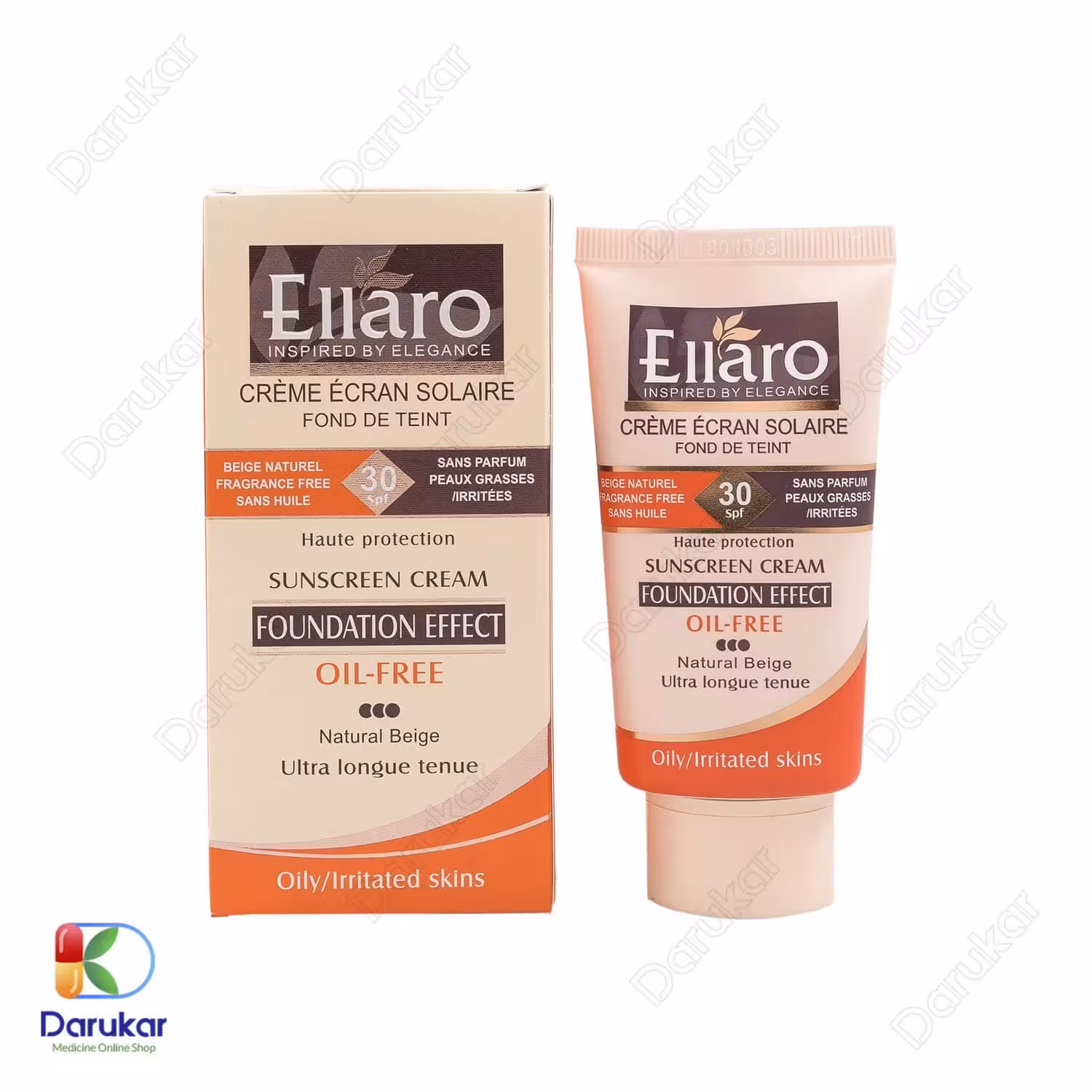کرم ضد آفتاب فاقد چربی الارو مناسب پوست چرب و جوش دار، SPF30