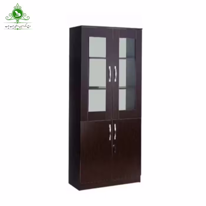 کتابخانه اداری چهار درب ویترین دار