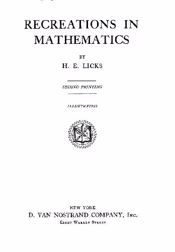 خرید و دانلود نسخه کامل کتاب RECReATIONS IN MATHEMATICS