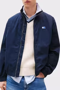 کاپشن آرم یقه به طور منظم آب دافع ژاکت مرد C1G Tommy Jeans