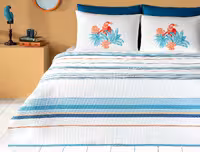 ست روانداز تابستانی مادام کوکو طرح Sorel دونفره 4 تکه