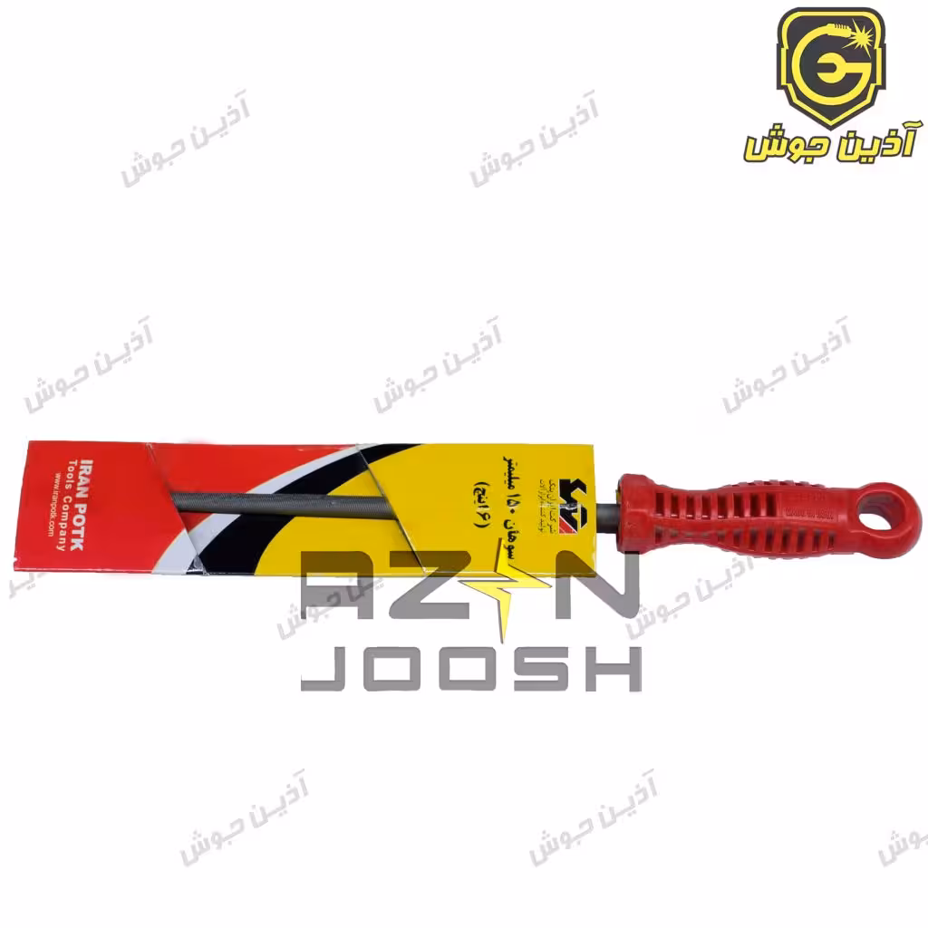 سوهان مهندسی آهن گرد 6 اینچ (15 سانتی) متوسط ایران پتک Iran Potk مدل PB35152