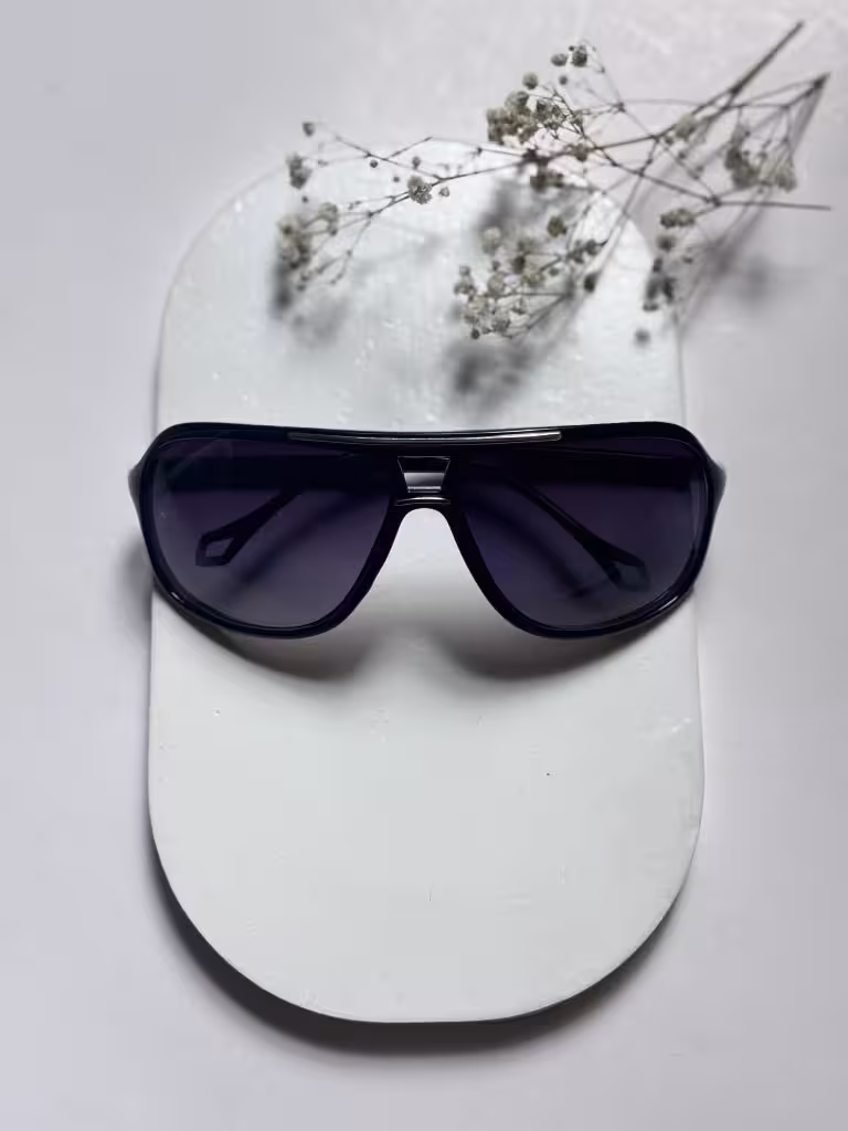 عینک افتابی برند Gucci مردانه پسرانه اسپرت خلبانی مشکی یووی 400