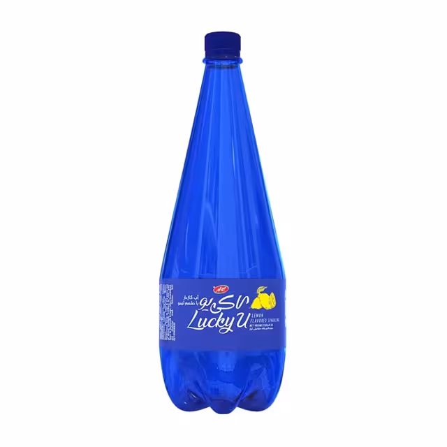 نوشابه گازدار سودا لیمو لاکی یو کاله 1500 میلی لیتری