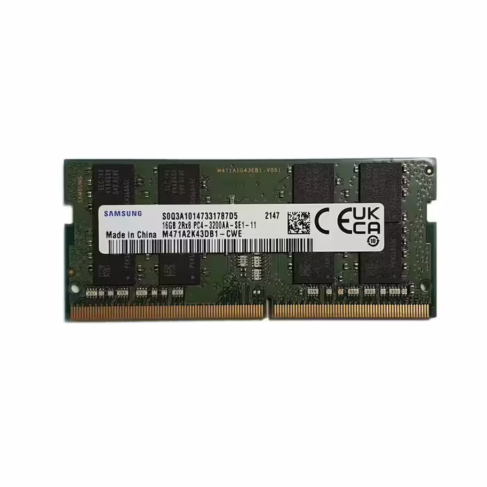 رم لپتاپ DDR4 تک کاناله 3200 مگاهرتز CL22 سامسونگ مدل PC4-25600 ظرفیت 16 گیگابایت | کالا مکس