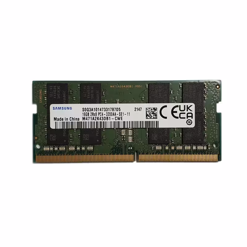 رم لپتاپ DDR4 تک کاناله 3200 مگاهرتز CL22 سامسونگ مدل PC4-25600 ظرفیت 16 گیگابایت | کالا مکس