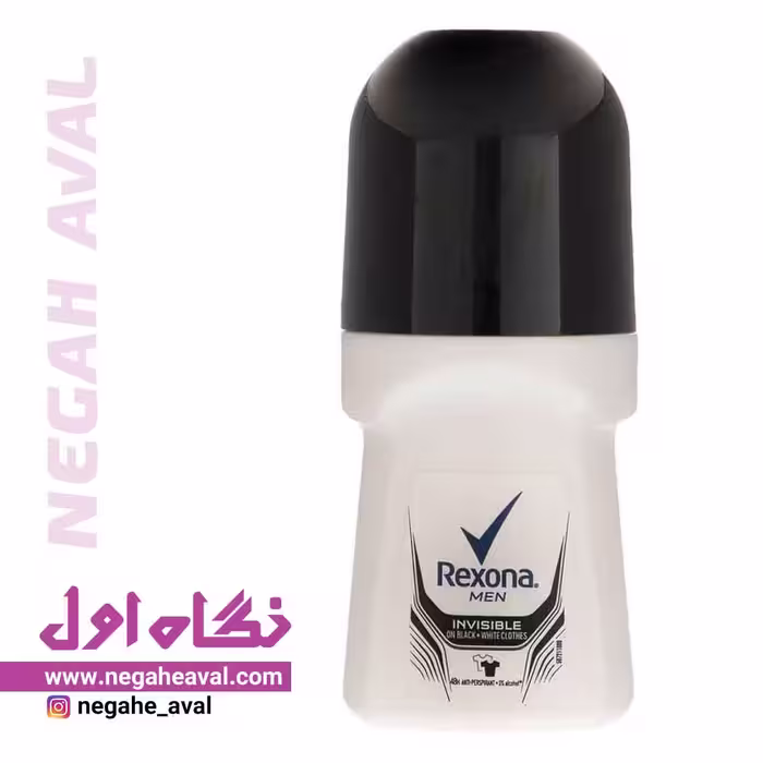 رول ضدتعریق مردانه Invisible Black And White رکسونا