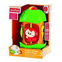میمون غلتان موزیکال WinFun Cheeky Monkey Activity Roller