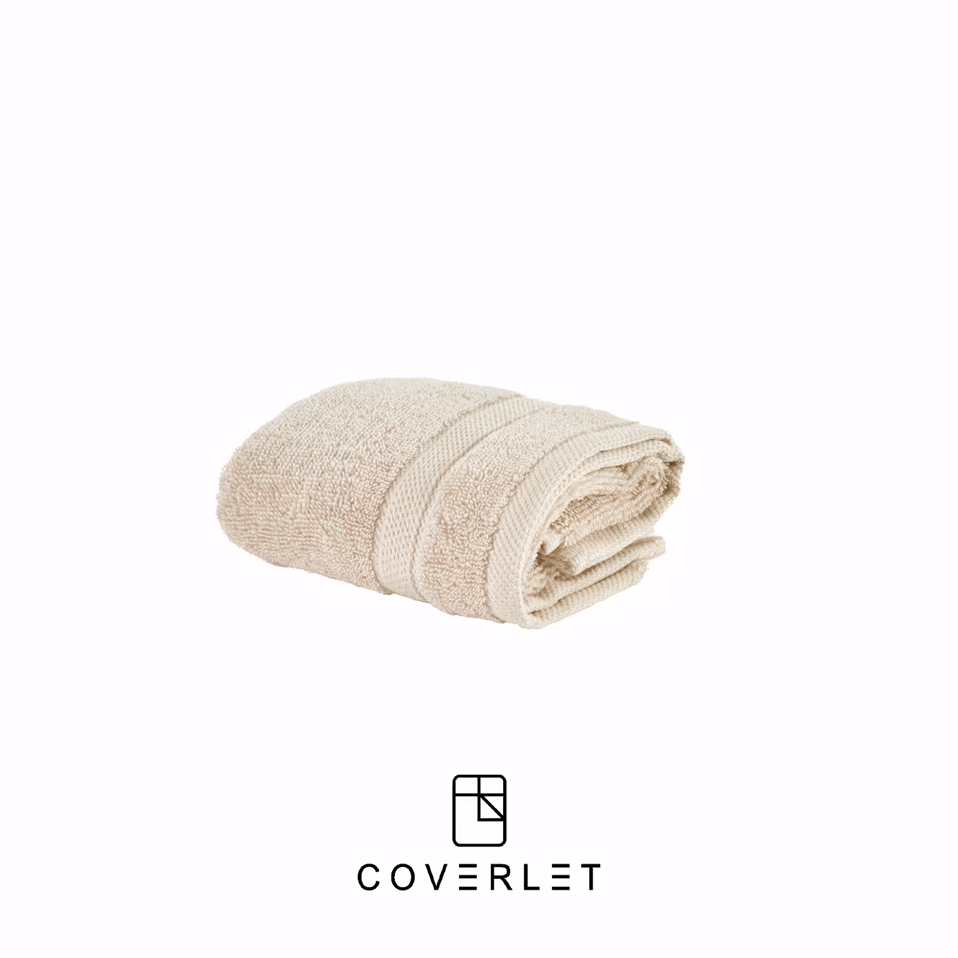 حوله بژ سایز 30x50 مدل Comfort Touch