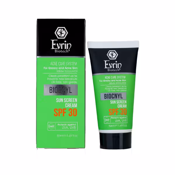کرم ضد آفتاب SPF 30  اورین  Evrin Biotech Biocnyl Sun Screen Cream SPF 30