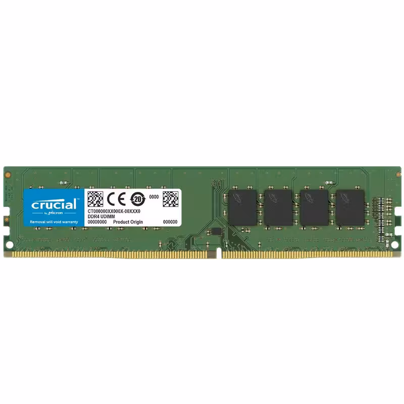 رم دسکتاپ DDR4 تک کاناله 2666  مگاهرتز کروشیال مدل CL17 ظرفیت 16 گیگابایت | کالا مکس