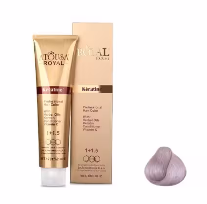 رنگ مو آتوسا رویال شماره 11.5 رنگ بلوند طلایی پلاتینه