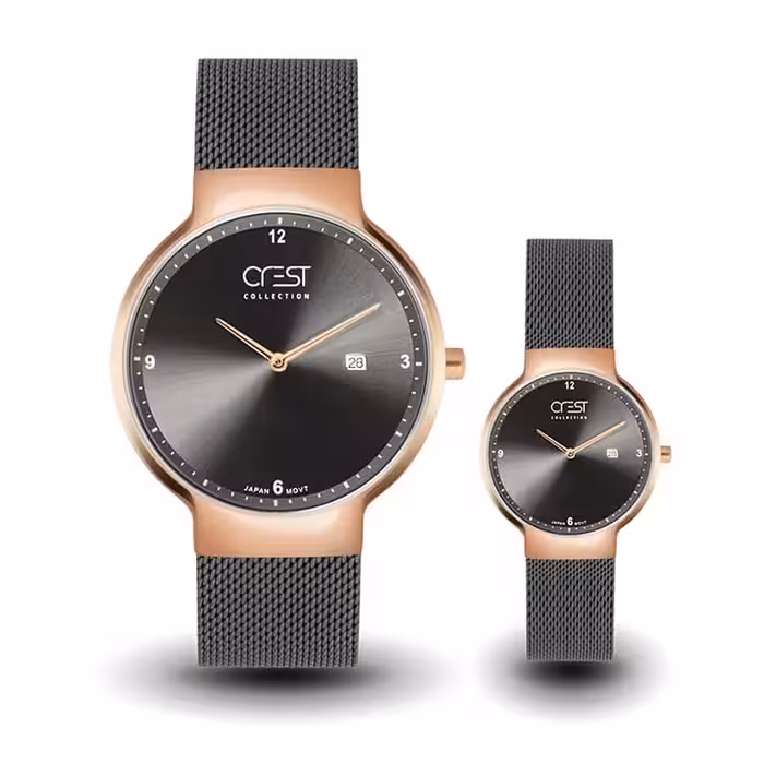 ست ساعت مچی زنانه و مردانه کرست مدل 6029-1