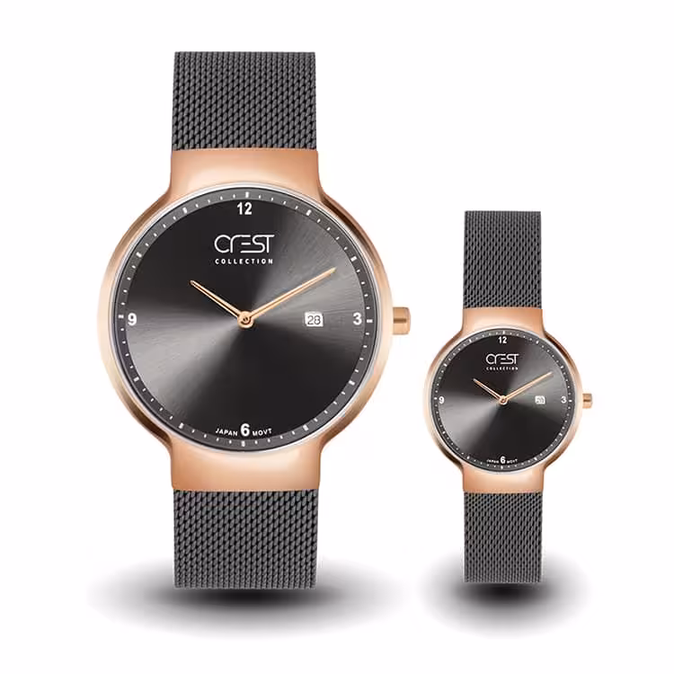 ست ساعت مچی زنانه و مردانه کرست مدل 6029-1
