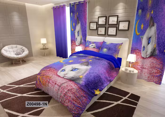 لحاف روتختی تنسل سه بعدی (3D) کالای خواب متین کد 498
