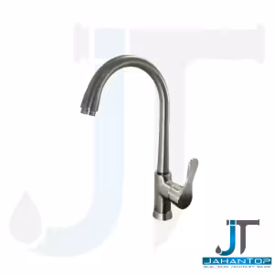 شیر ظرفشویی اهرمی کروم مات آریانا مدل ونوس