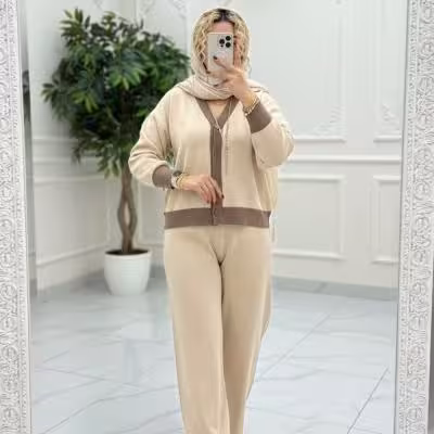 ست سه تیکه بافت