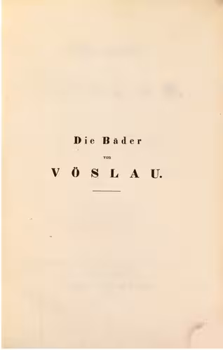 خرید و دانلود نسخه کامل کتاب Die Quelle von Vöslau ; eine Anleitung für Badegäste