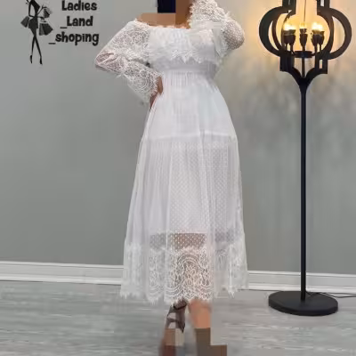 پیراهن زنانه گیپور مدل فرمالیته