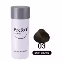 پودر پرپشت کننده مو پرفکت شماره PREFECT DARK BROWN 03