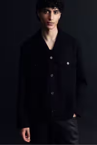 کت مردانه ژاکت پیراهن گاباردین معمولی مناسب H&M