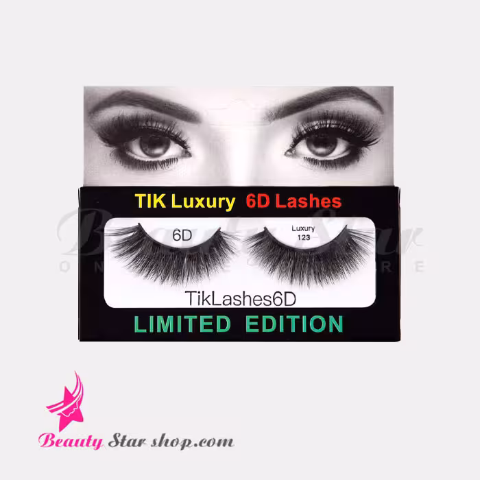 مژه مصنوعی شش بعدی مو طبیعی تیک مدل 123