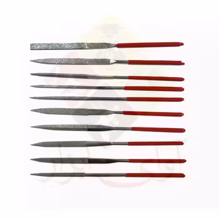 ست 10 عددی سوهان الماسه  سایز 140 در 3 میلی متر