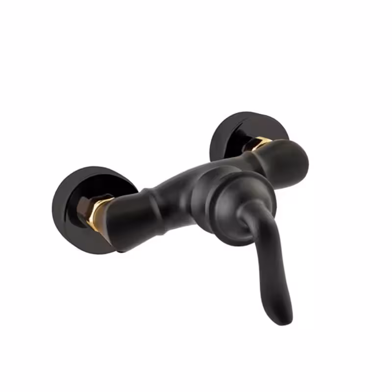 شیر توالت شودر مدل لوکا مشکی طلایی