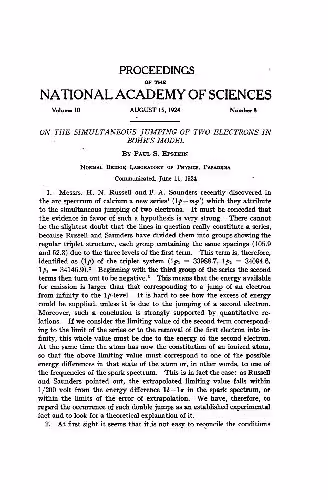 خرید و دانلود نسخه کامل کتاب On the Simultaneous Jumping of Two Electrons in Bohrs Model