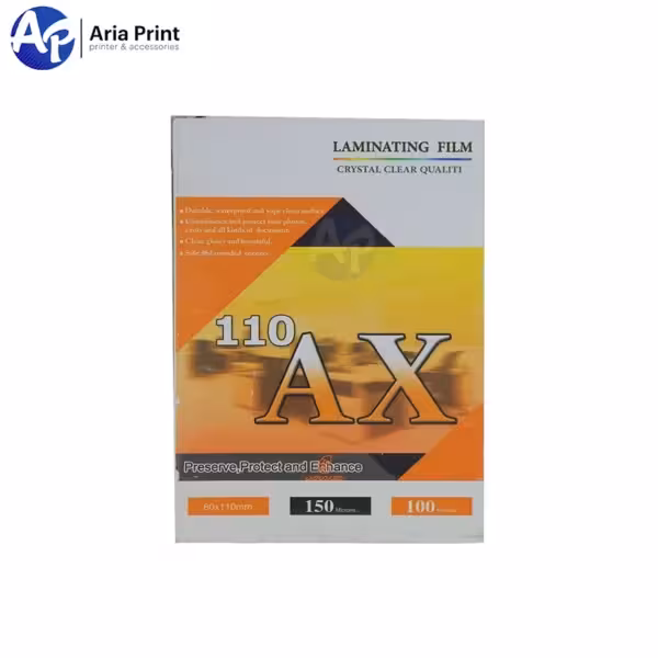 طلق لمینت ای ايکس 150M-110×80 بسته 100 عددی