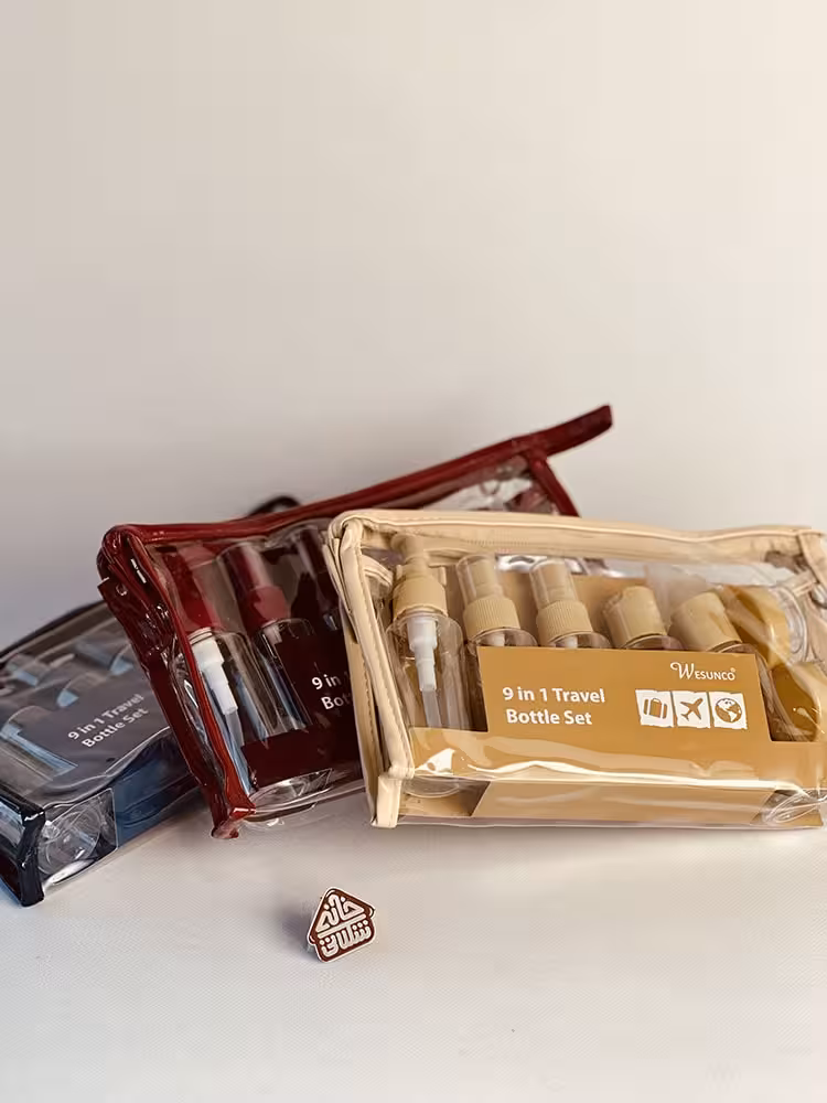 پک بطری آرایشی سفری کیف دار کد002279