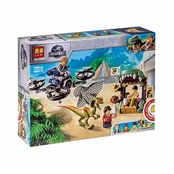 لگو پارک ژوراسیک باریونیکس در برابر گنجینه