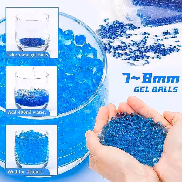 تیر ژله ای سایز 7_8 میل تفنگ اسباب بازی