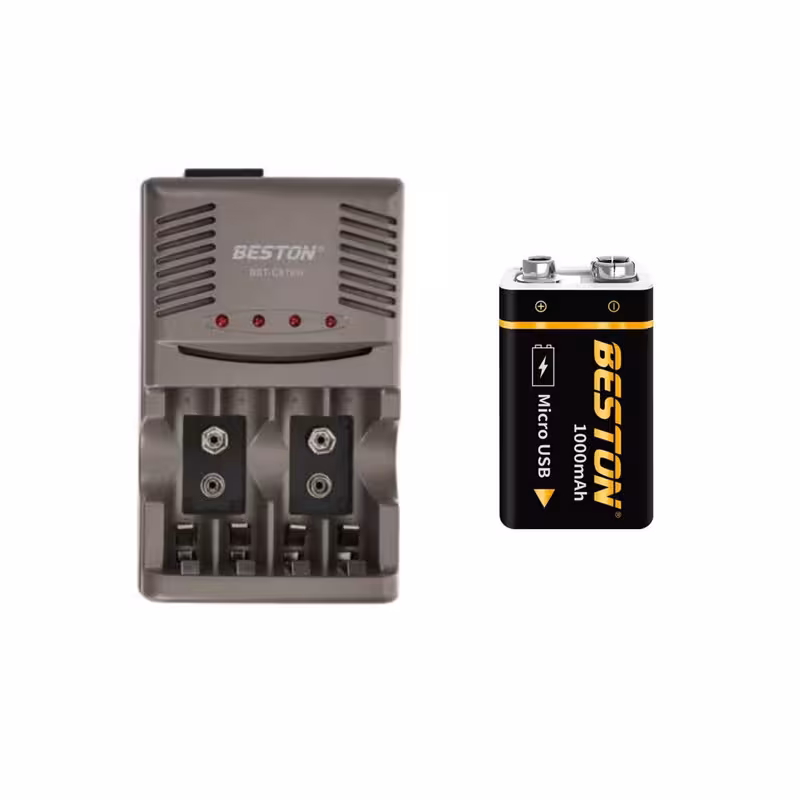 شارژر باتری بستون مدل C819 به همراه باتری کتابی قابل شارژ 1000mAh