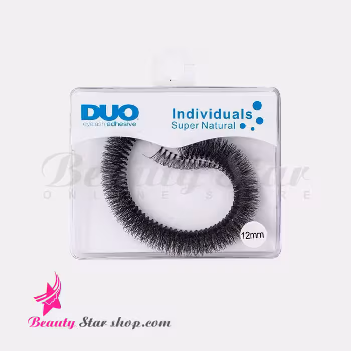 مژه ریسه ای مو طبیعی فر D دوو پنج عددی سایز 12 میل