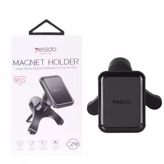 پایه نگهدارنده گوشی موبایل مگنتی یسیدو مدل C246