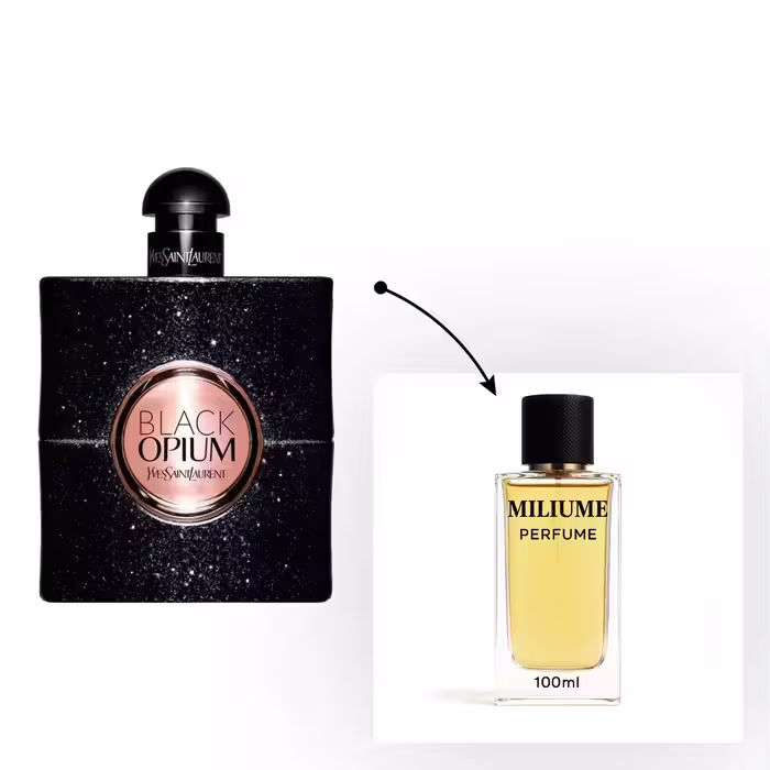 اسانس عطر Yves Saint Laurent Black opium برند Argeville - کد 1285 - ایو سن لورن بلک اپیوم 100ML - میلیوم پرفیوم