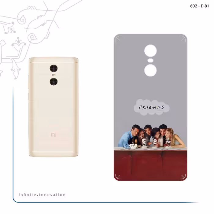 برچسب پوششی ماهوت مدل Friends 1 مناسب برای گوشی موبایل شیائومی Redmi Pro