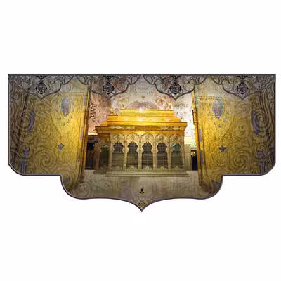 پرچم مدل محرم ضریح مطهر امام حسین (ع) کد C902