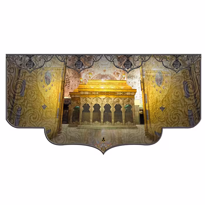 پرچم مدل محرم ضریح مطهر امام حسین (ع) کد C902